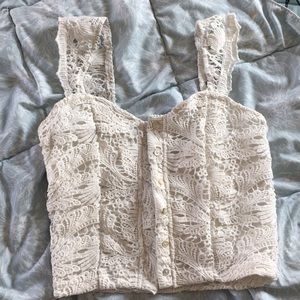 Charlotte Ruse Lace Tantop